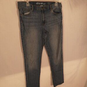 Eddie Bauer Ladies Boyfriend Fit Slim Leg Blue Jeans